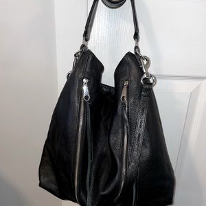 Jessica Minkoff leather hobo/crossbody purse!